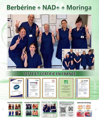 Certifié CE & Certifié BPF | 👑Patch avancé à nano-micro-aiguilles 15-EN-1 Solaroza® au Moringa & Berbérine | Prouvé scientifiquement | Formule 10-en-1 | Résultats en 5 jours 🌿