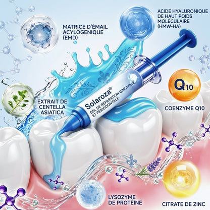 🦷⚡Solaroza® Gel Réparateur Parodontal – Régénération des Gencives